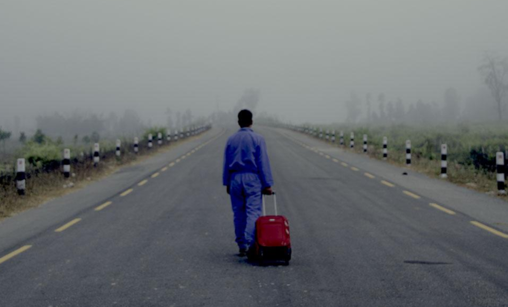 the red suitcase film poster