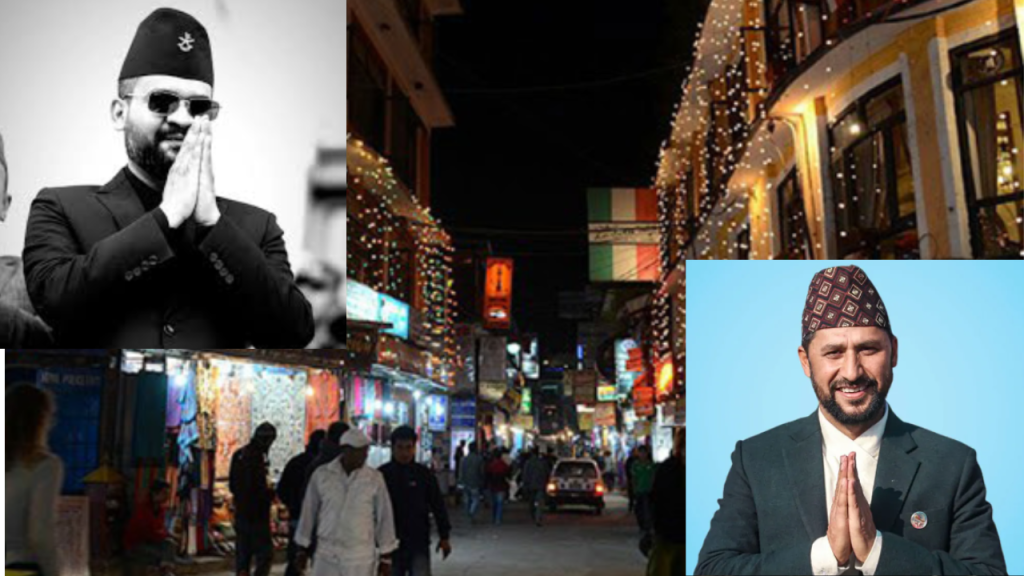 thamel area with rabi and balen