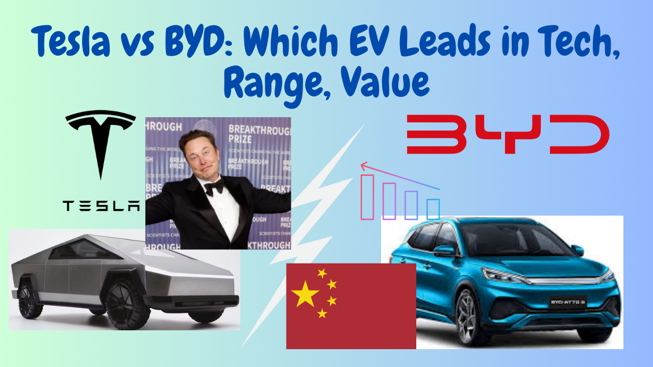 Tesla vs BYD Which EV Leads in Tech, Range, Value