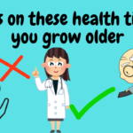 Focus on these health tips as you grow older