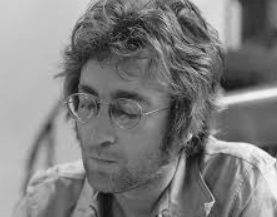 John Lennon With trimmed beard
