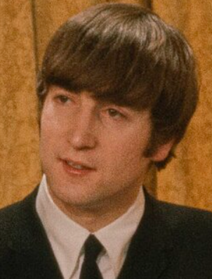 John Lennon in school dress