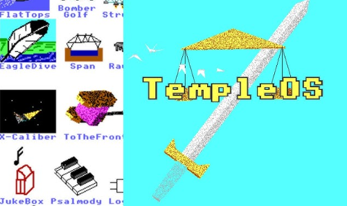 Temple OS 2 Screen Shot By Genius Terry Davis